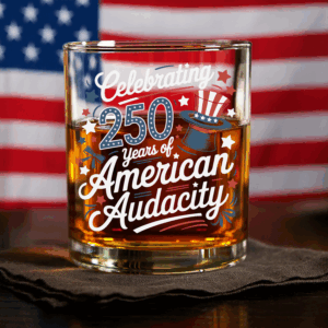 250 Years America 250th Anniversary USA 4th of July Whiskey Glass HO82 894814
