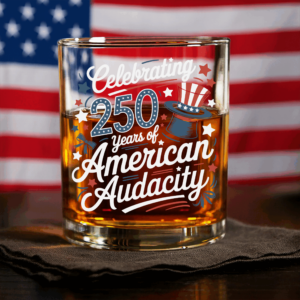 250 Years America 250th Anniversary USA 4th of July Whiskey Glass HO82 894814
