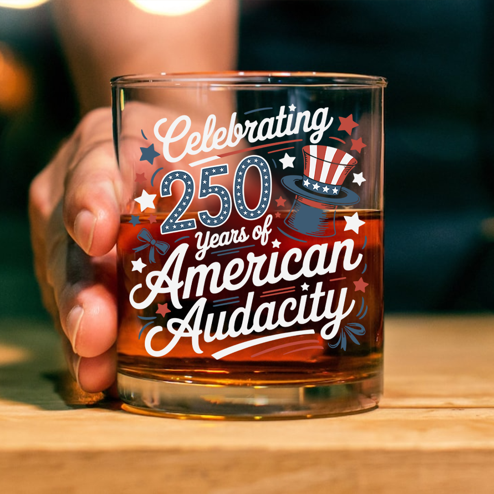 250 Years America 250th Anniversary USA 4th of July Whiskey Glass HO82 894814 - Image 5