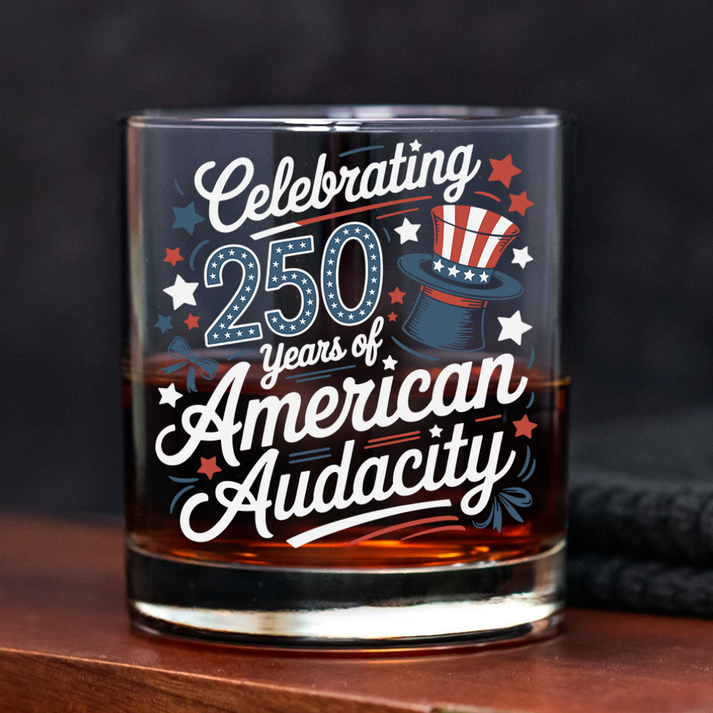 250 Years America 250th Anniversary USA 4th of July Whiskey Glass HO82 894814 - Image 8
