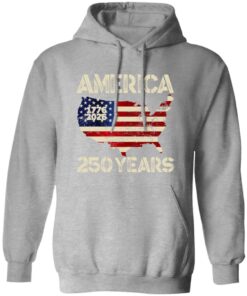 Alternative view of 250 Years America Anniversary 250th Independence Day Dark Shirt