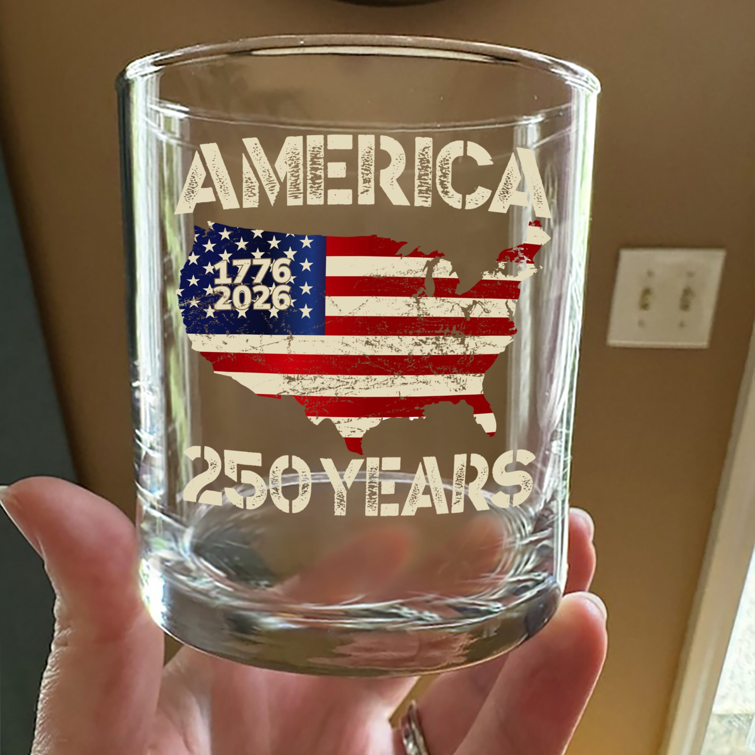250 Years America Anniversary 250th Independence Day Whiskey Glass HA75 897356 - Image 9