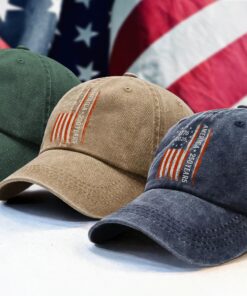 Alternative view of 250 Years America Flag 250th Birthday 1776-2026 Washed Denim Baseball Cap