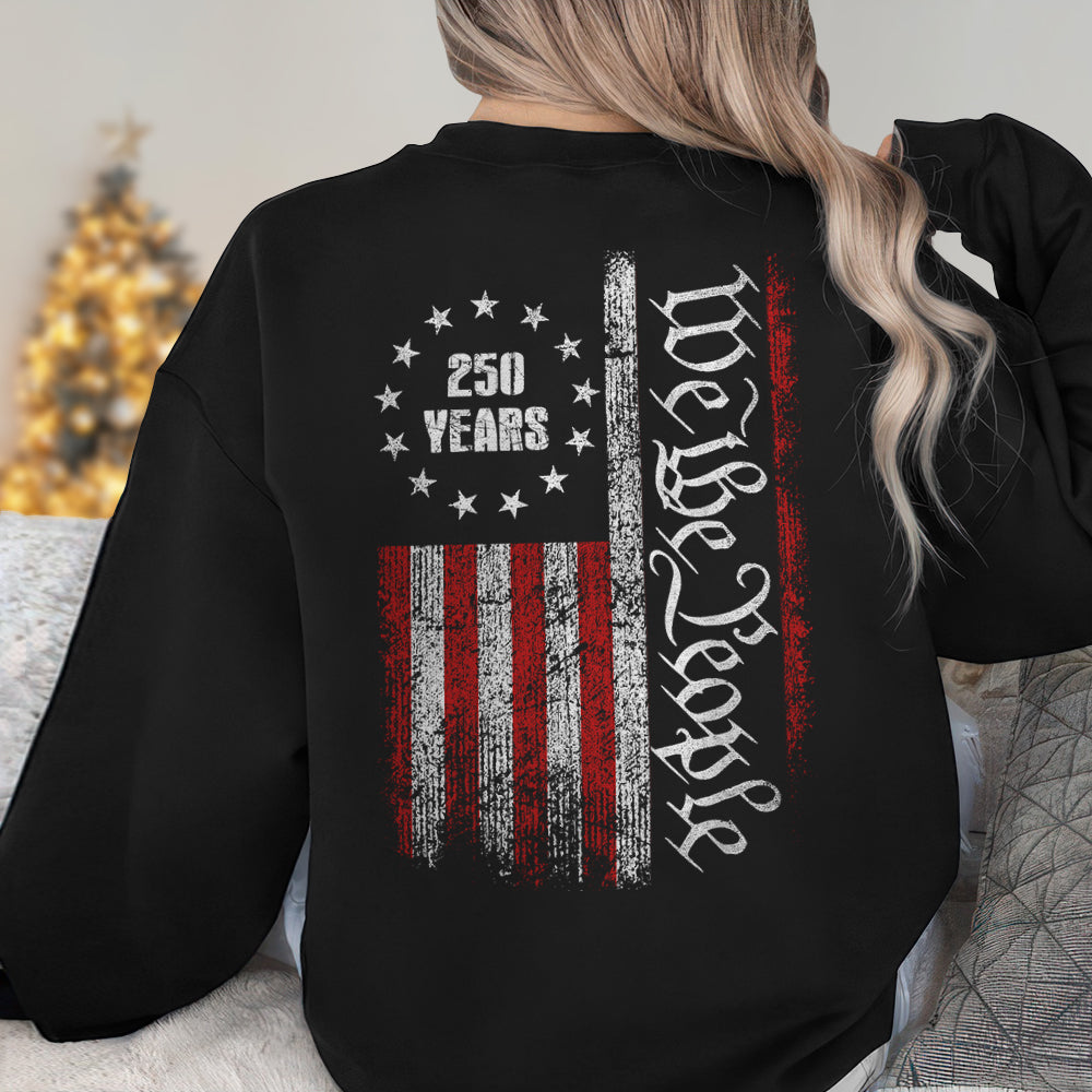 250 Years America Independence We The People US Back Side Dark Shirt HA75 897392 - Image 3