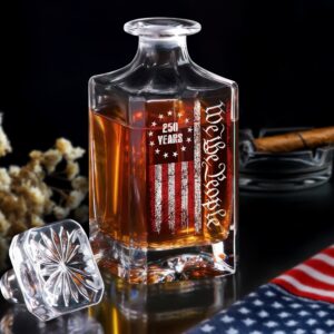 Alternative view of 250 Years America Independence We The People US Decanter HA75 897398