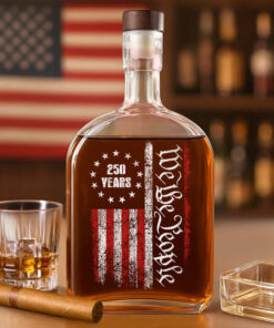 250 Years America Independence We The People US Whiskey Bottle