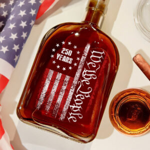 Alternative view of 250 Years America Independence We The People US Whiskey Bottle HA75 897396
