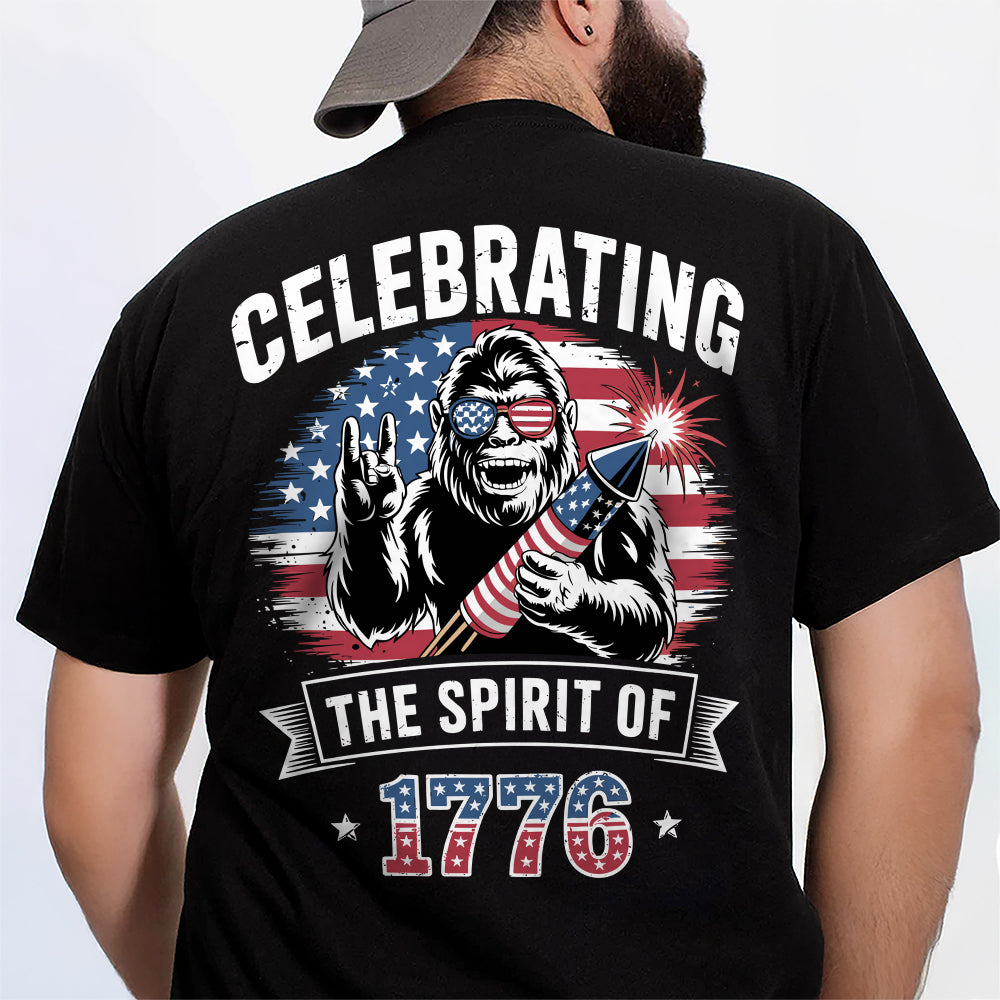 250 Years America Semiquincentennial 4th of July 2026 Back Side Dark Shirt CH07 896764 - Image 3