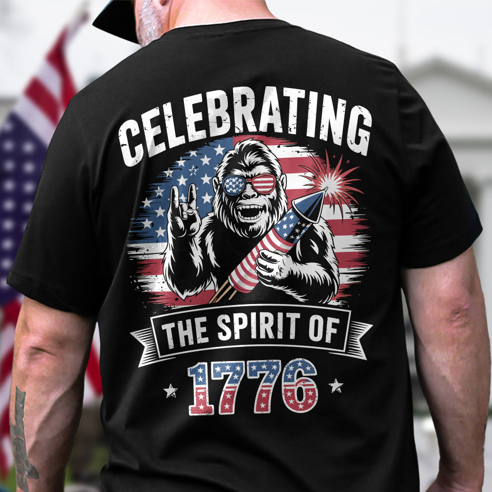 250 Years America Semiquincentennial 4th of July 2026 Back Side Dark Shirt CH07 896764 - Image 6