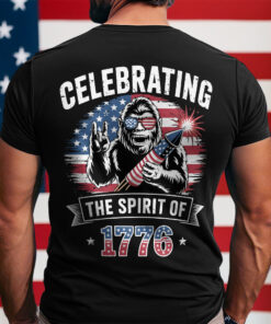 250 Years America Semiquincentennial 4th of July 2026 Back Side Dark Shirt