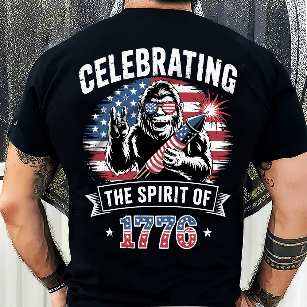 250 Years America Semiquincentennial 4th of July 2026 Back Side Dark Shirt CH07 896764 - Image 7