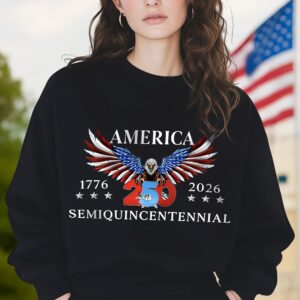 Alternative view of 250 Years America Semiquincentennial Dark Shirt CH07 899072