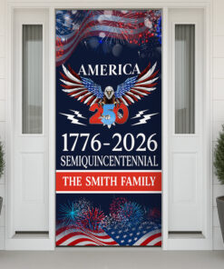 250 Years America Semiquincentennial Door Cover America 250th Anniversary Gift