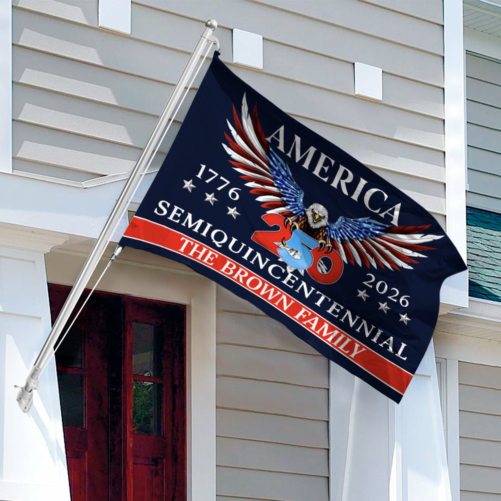 250 Years America Semiquincentennial Double-Sided House Flag CH07 899070 - Image 3