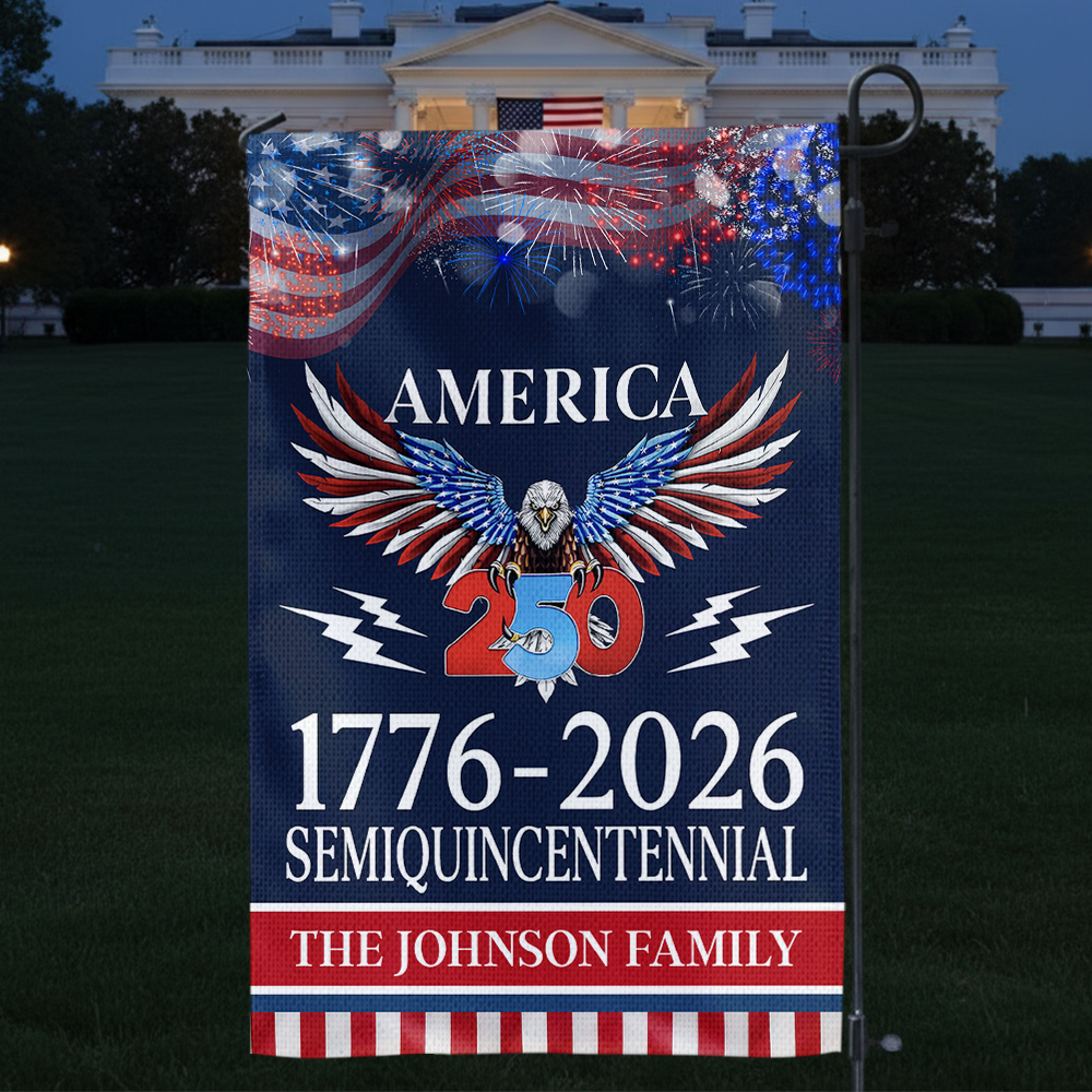 250 Years America Semiquincentennial Solar Led Garden Flag CH07 899130 - Image 6