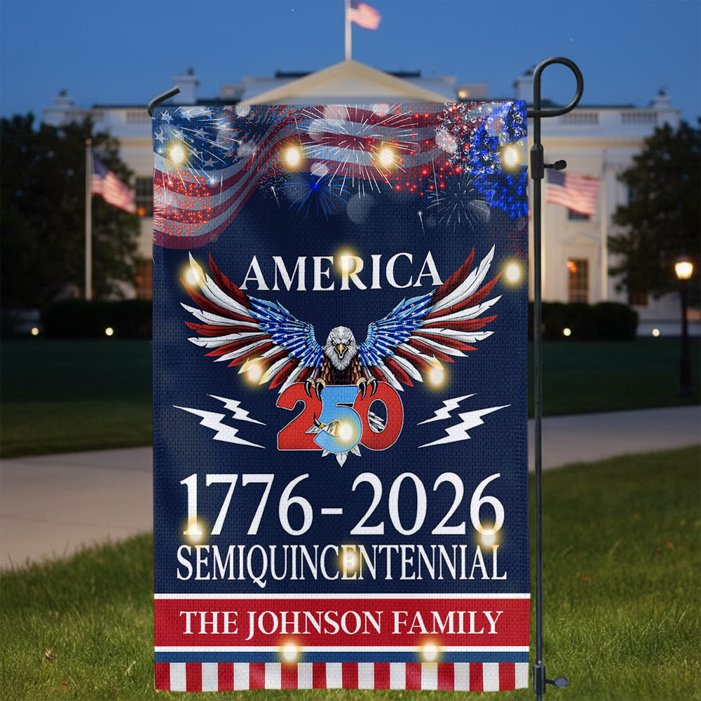 250 Years America Semiquincentennial Solar Led Garden Flag CH07 899130 - Image 3