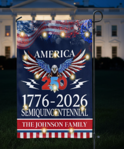 250 Years America Semiquincentennial Solar Led Garden Flag