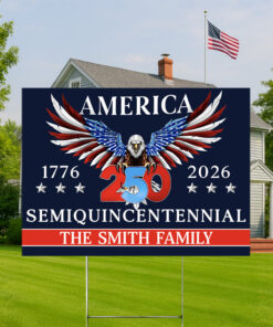 250 Years America Semiquincentennial Yard Sign