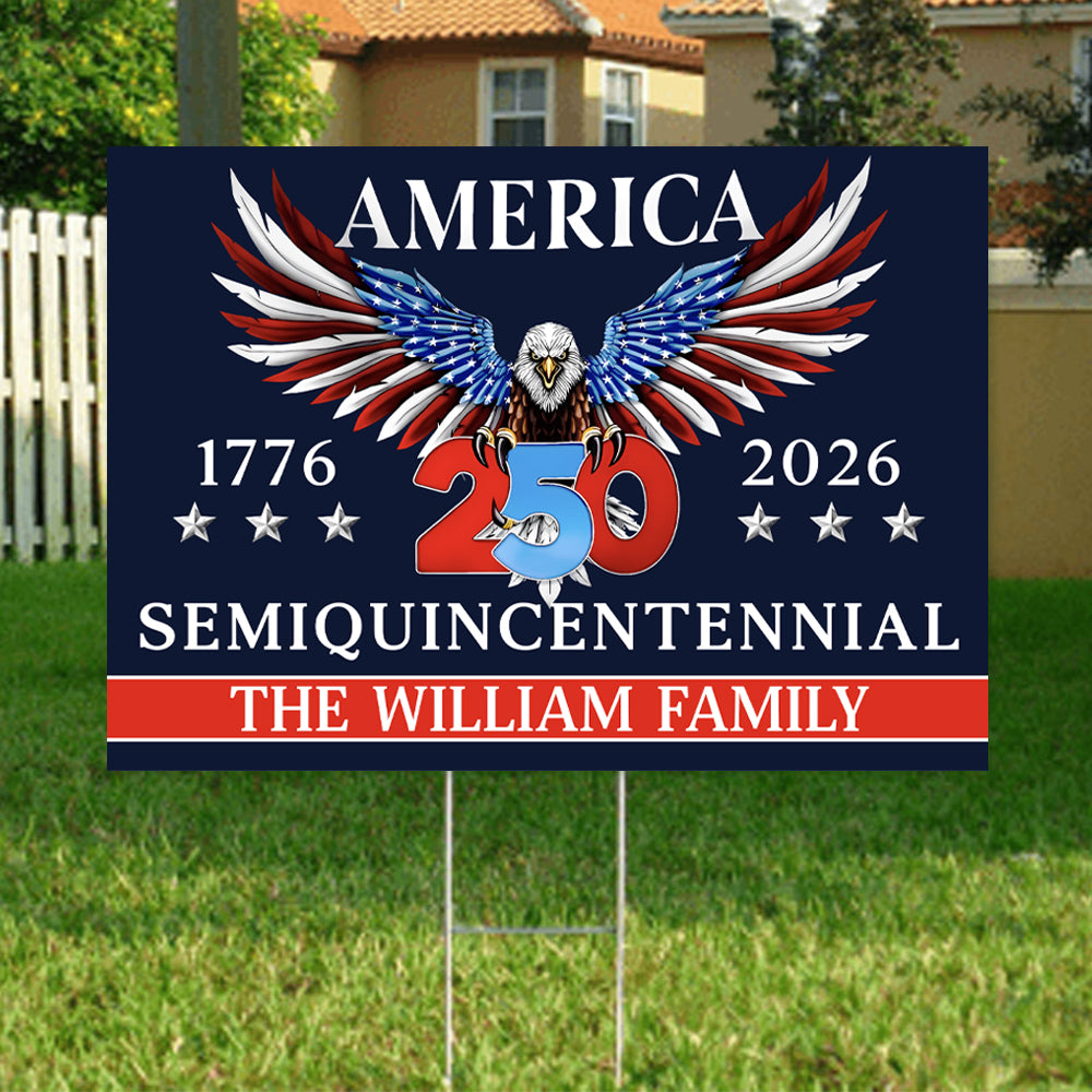 250 Years America Semiquincentennial Yard Sign CH07 896816 - Image 5