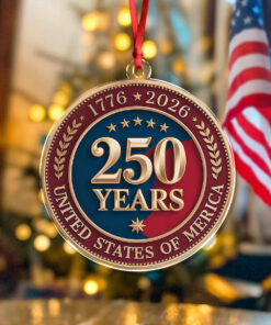 250 Years of America 1776 2026 Acrylic Ornament American Independence Day Gift