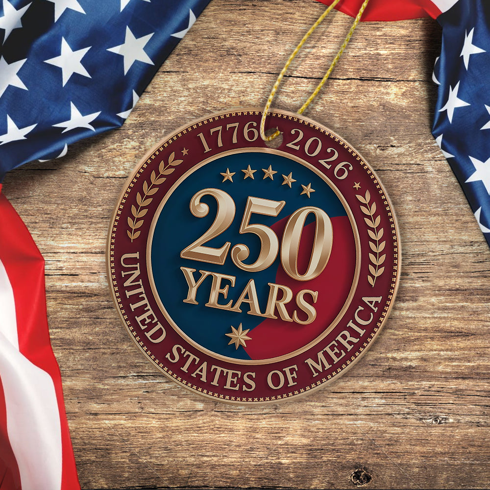 250 Years of America 1776 2026 Ceramic Ornament American Independence Day Gift CH07 896664 - Image 5