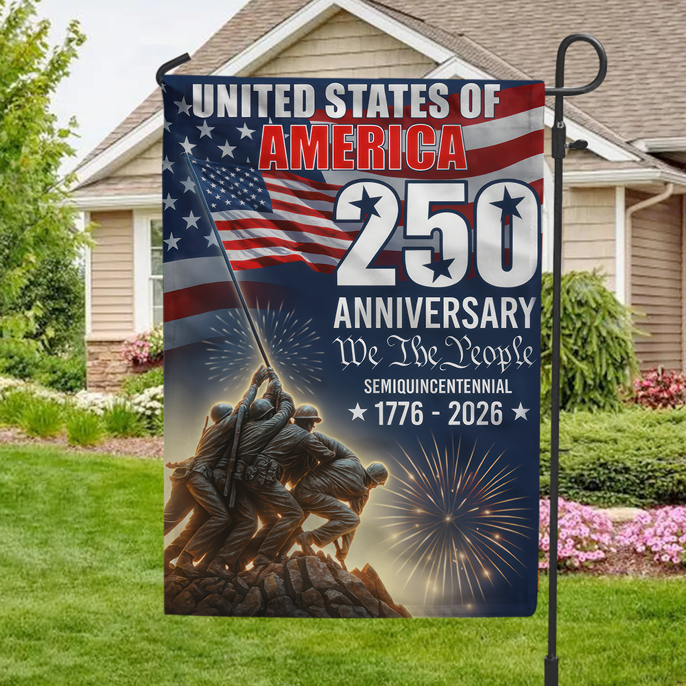 250 Years of America 1776 2026 We The People Patriotic Garden Flag CH07 896978 - Image 3