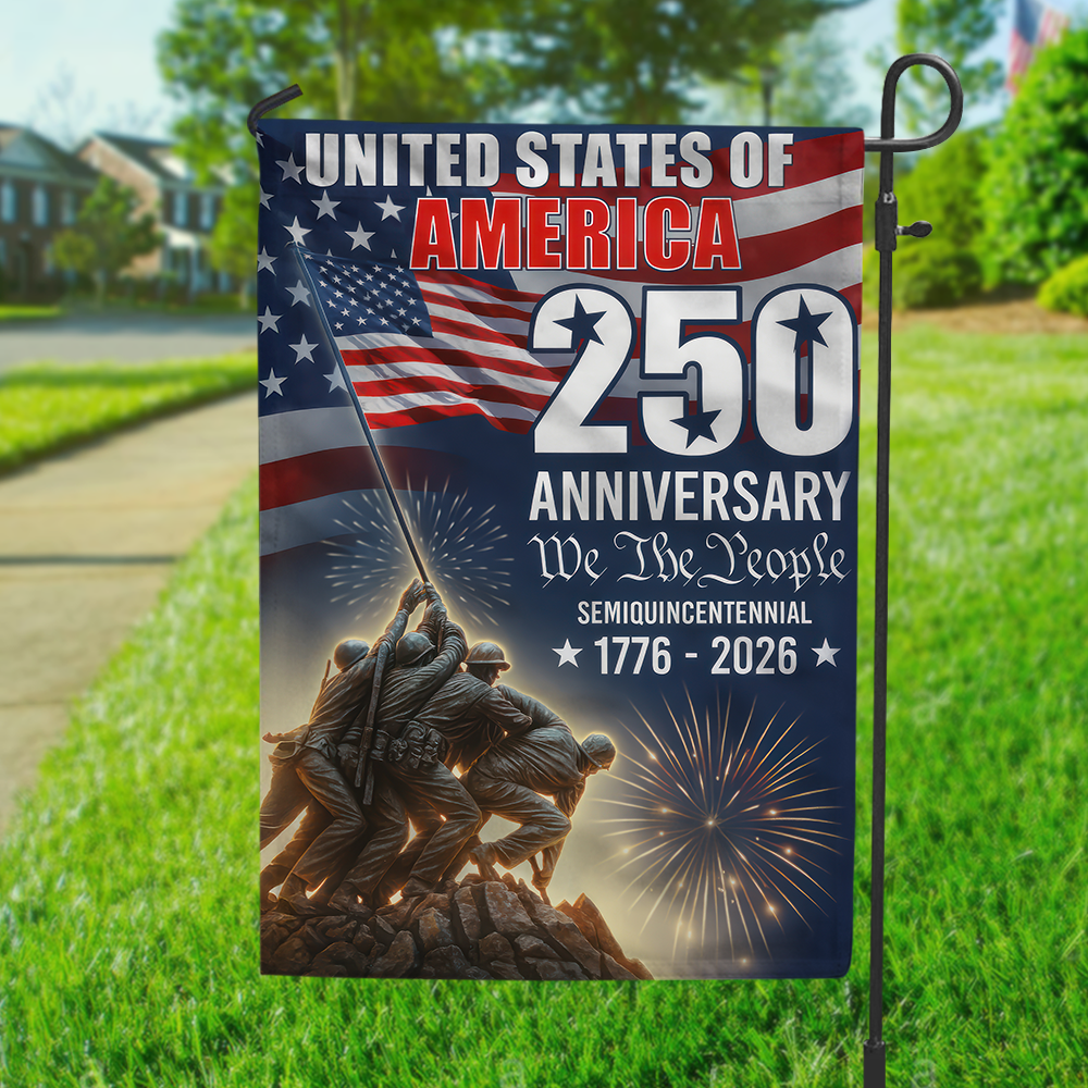 250 Years of America 1776 2026 We The People Patriotic Garden Flag CH07 896978 - Image 6