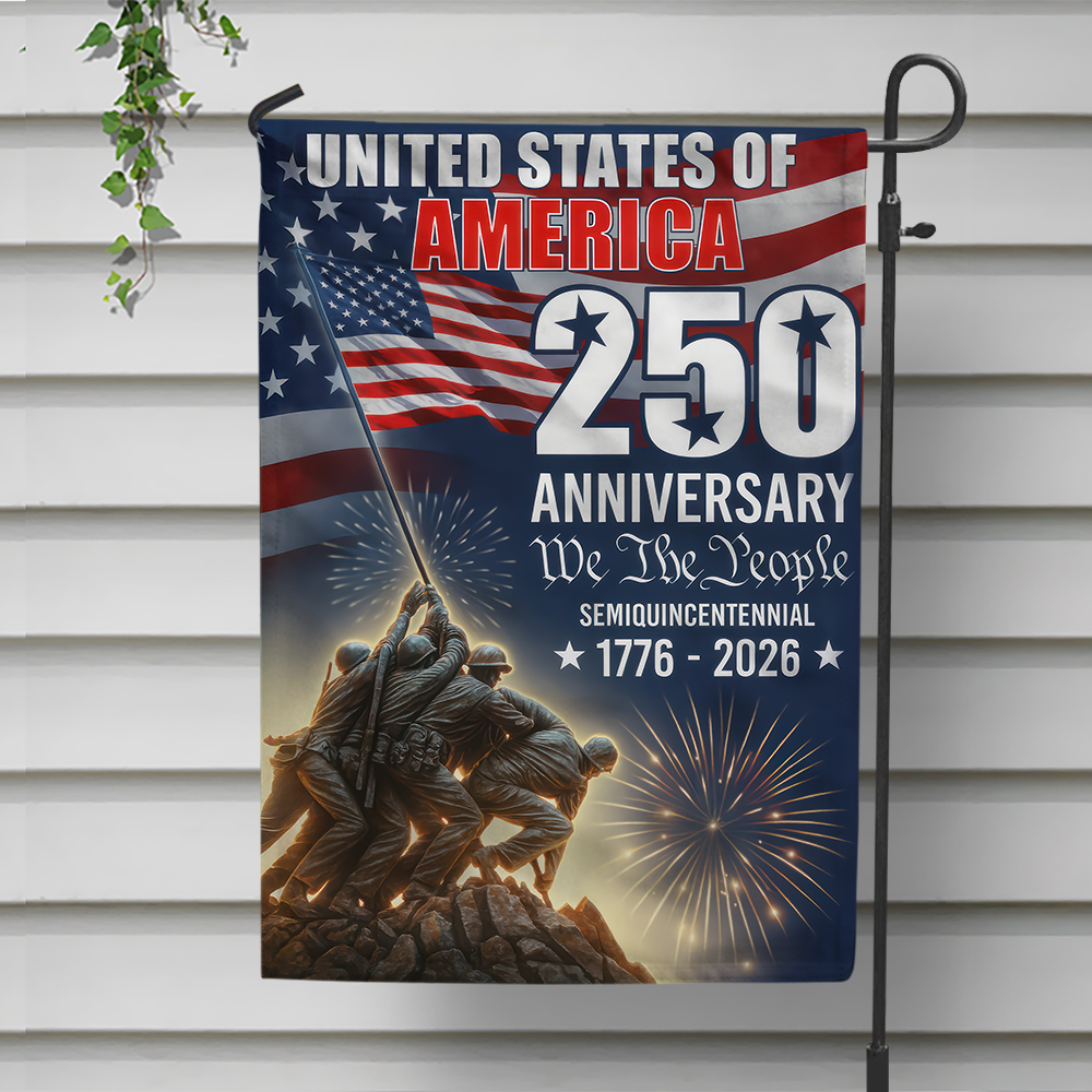 250 Years of America 1776 2026 We The People Patriotic Garden Flag CH07 896978 - Image 5