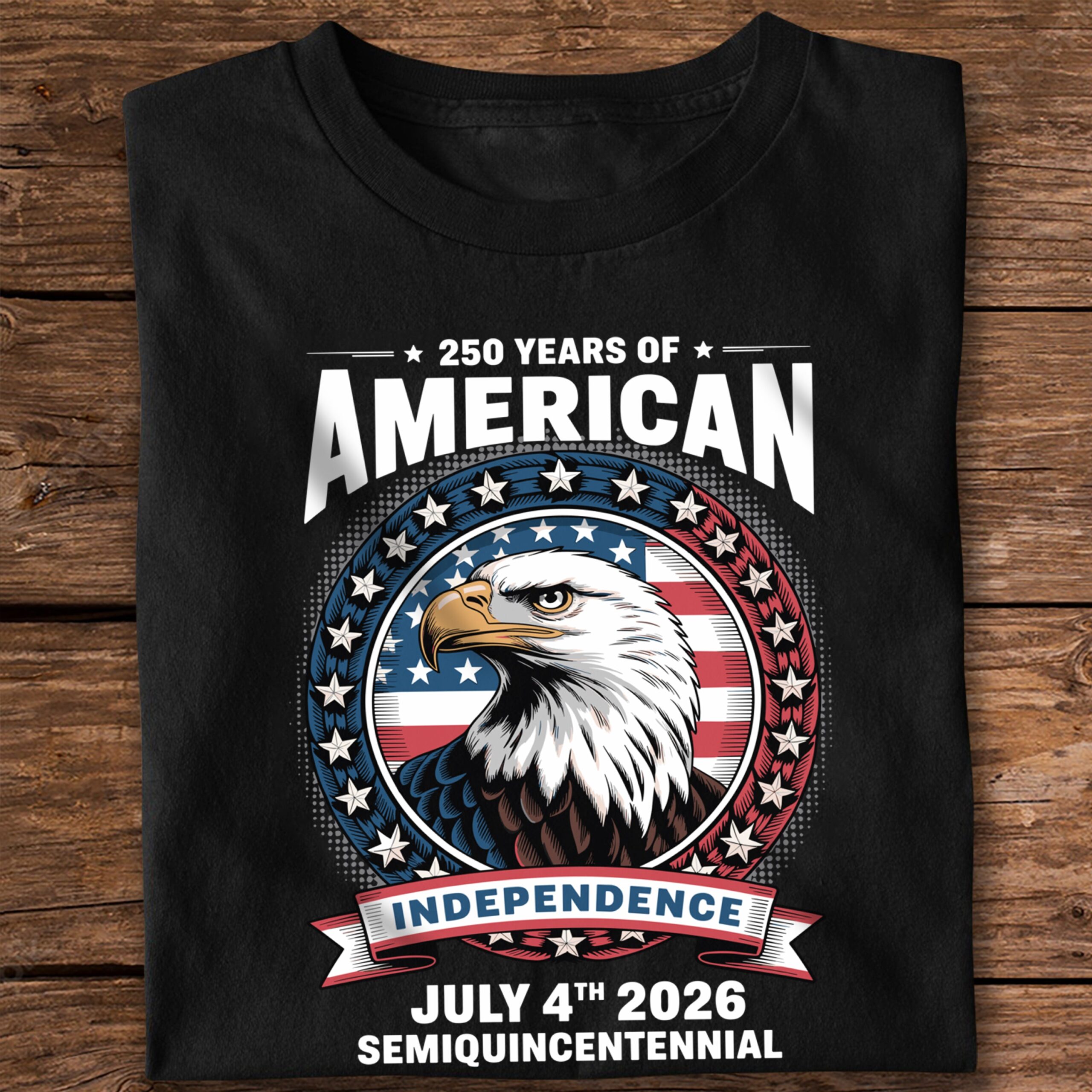 250 Years of America Anniversary Independence Day 2026 Dark Shirt CH07 896698 - Image 7