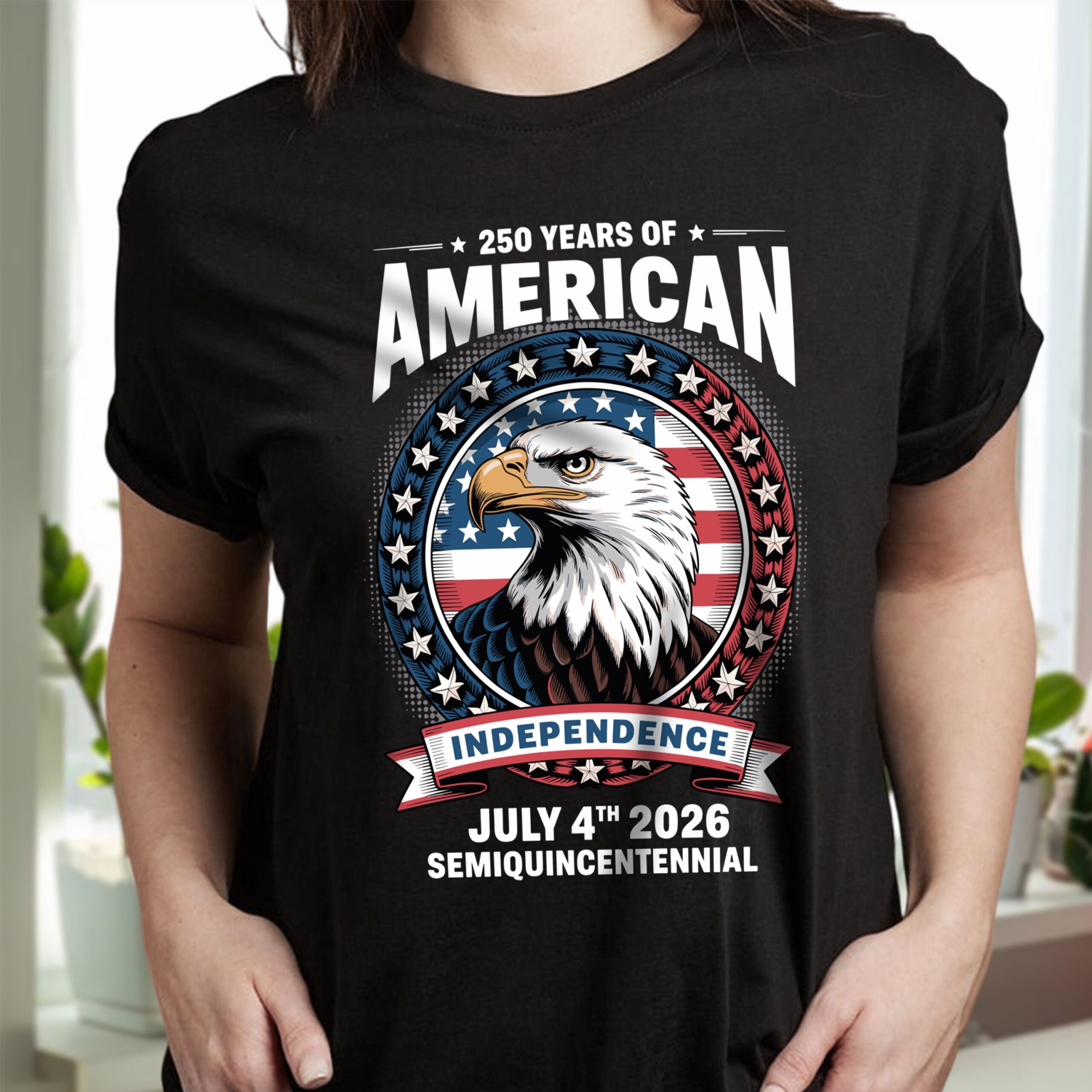 250 Years of America Anniversary Independence Day 2026 Dark Shirt CH07 896698 - Image 6