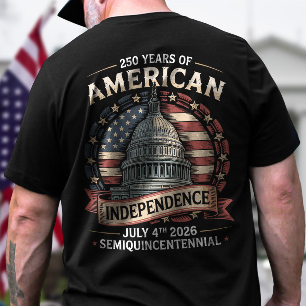 250 Years Of America Back Shirt TH10 894653 - Image 5