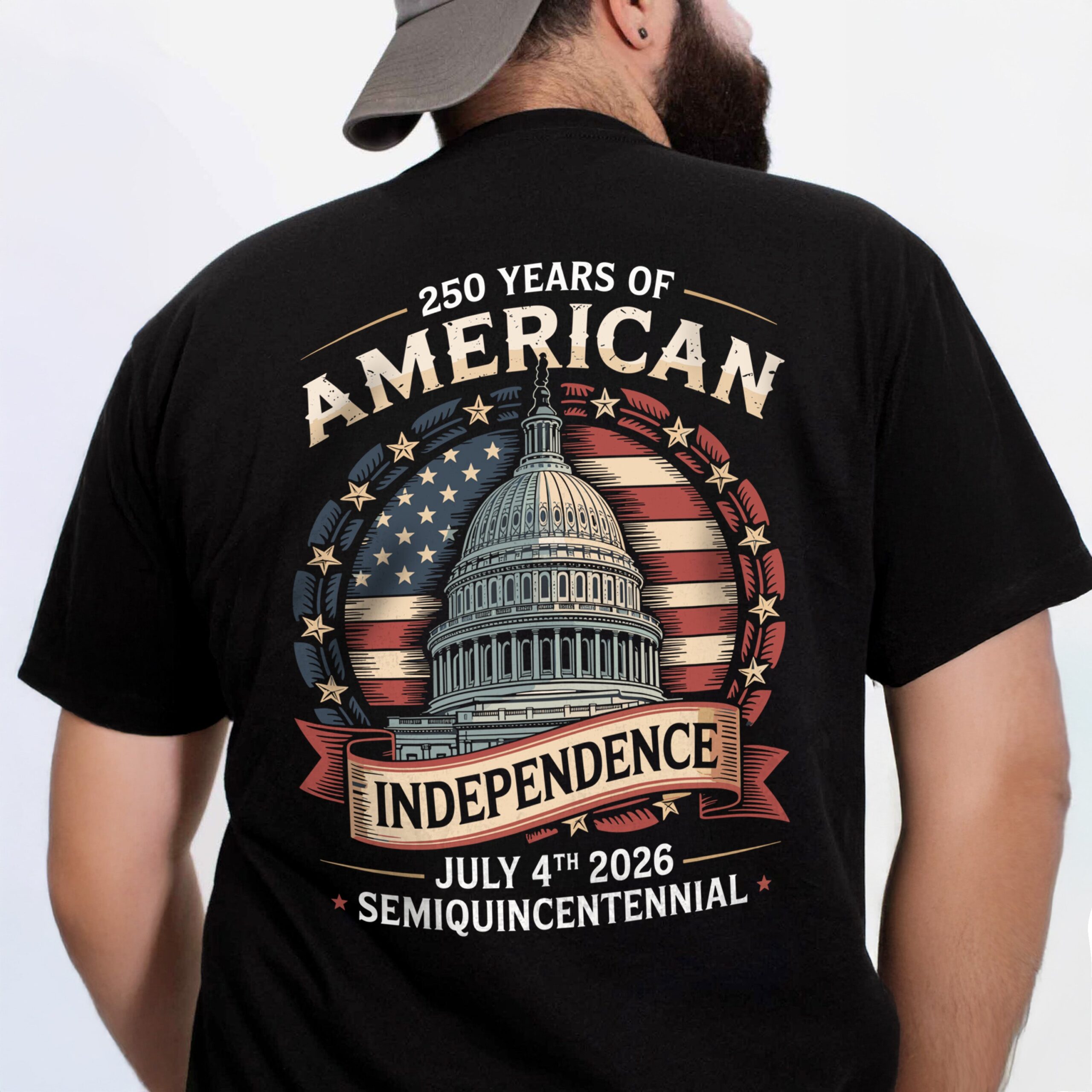 250 Years Of America Back Shirt TH10 894653 - Image 7