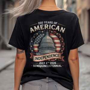 Alternative view of 250 Years Of America Back Shirt TH10 894653