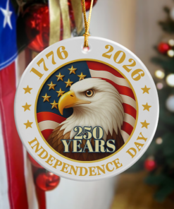 250 Years Of America Ceramic Ornament Independence Day Gift