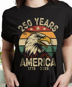 Alternative view of 250 Years Of America Dark Shirt