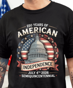 250 Years Of America Front Shirt