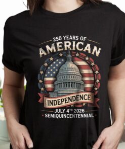 Alternative view of 250 Years Of America Front Shirt