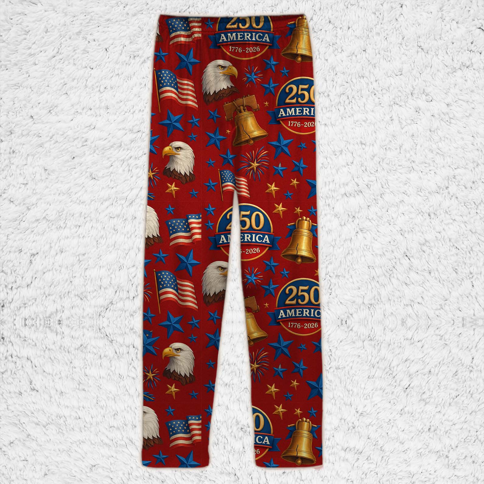 250 Years of America Sweatpants | 250th Anniversary Sweatpants | Pajama Sweatpants for Christmas 683442 - Image 3