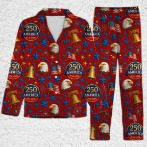 Alternative view of 250 Years of America Sweatpants | 250th Anniversary Sweatpants | Pajama Sweatpants for Christmas 683442
