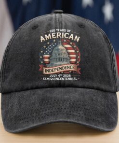 250 Years Of America Washed Denim Baseball Cap