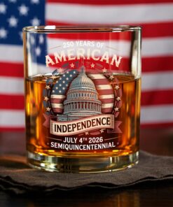 Alternative view of 250 Years Of America Whiskey Glass