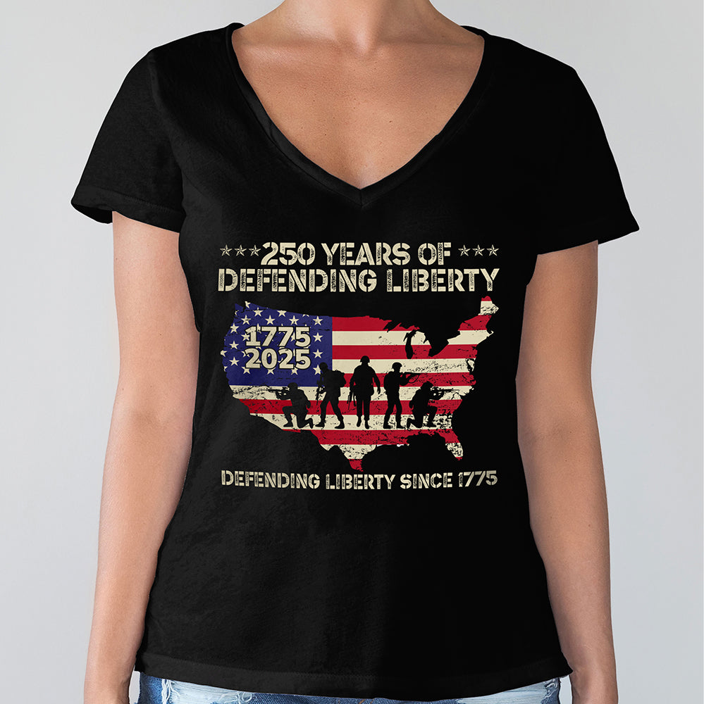 250 Years Of Defending Liberty Front Shirt TH10 894681 - Image 7