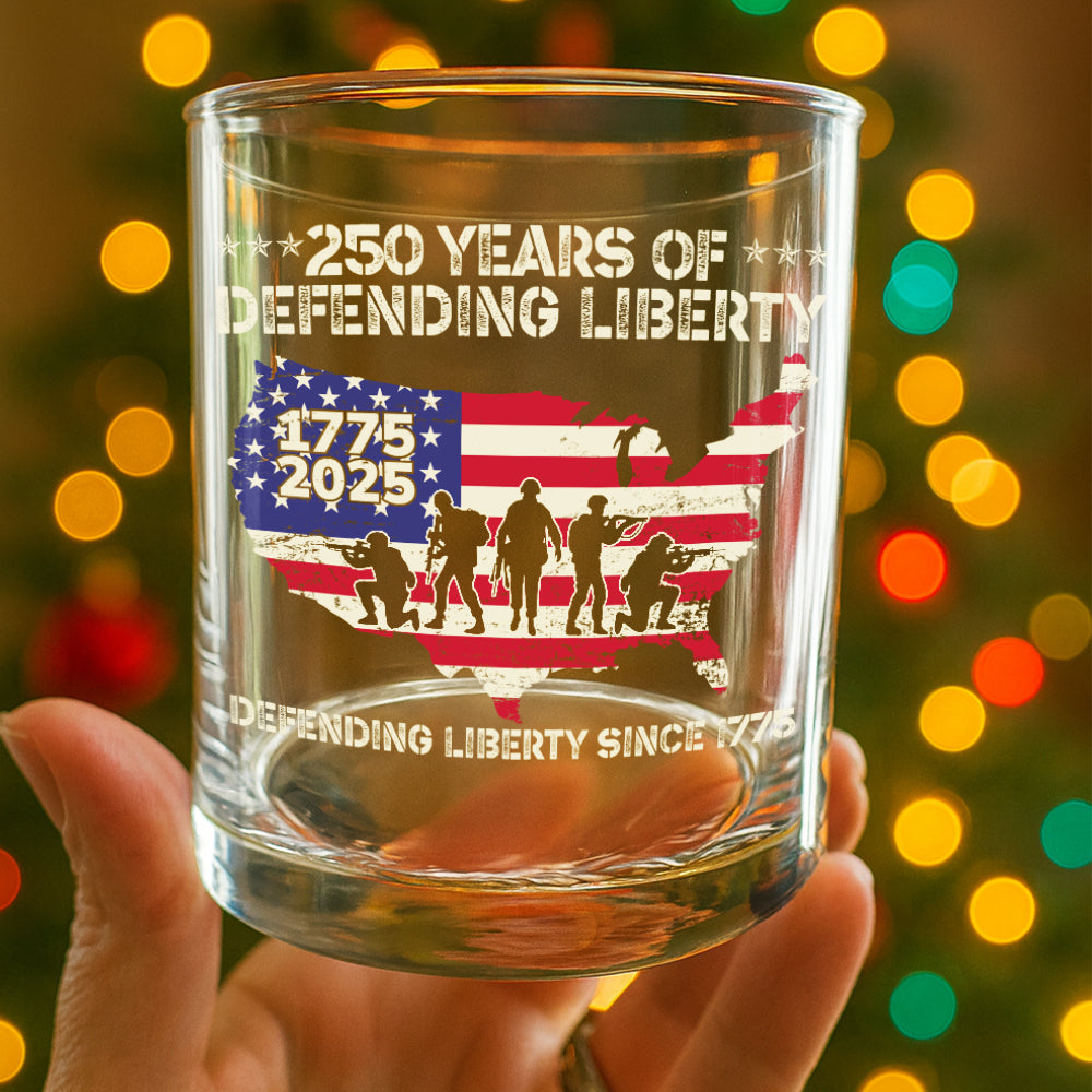 250 Years Of Defending Liberty Whiskey Glass TH10 894685 - Image 4