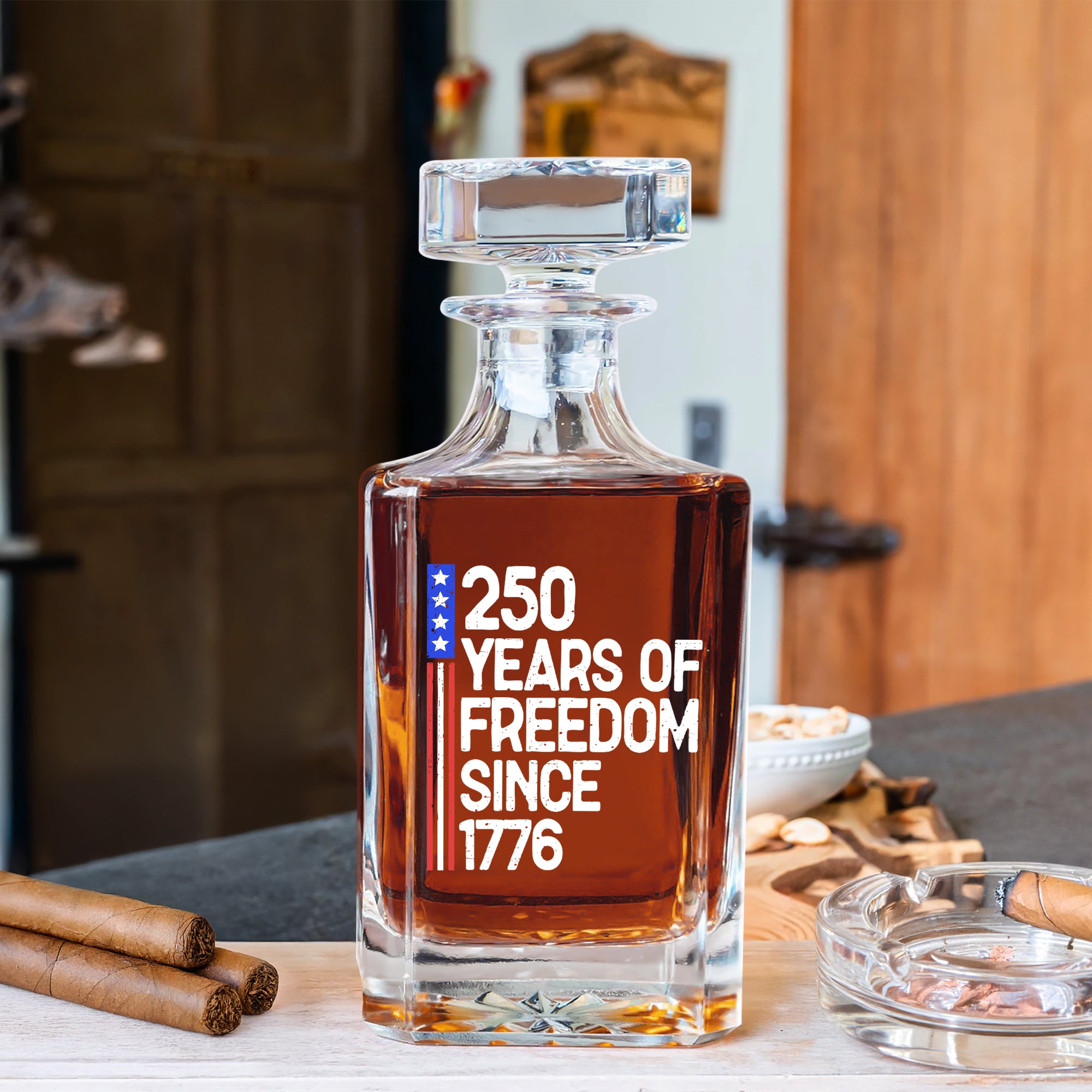 250 Years Of Freedom 250th Birthday America Flag 4th Of July Decanter HO82 894802 - Image 5