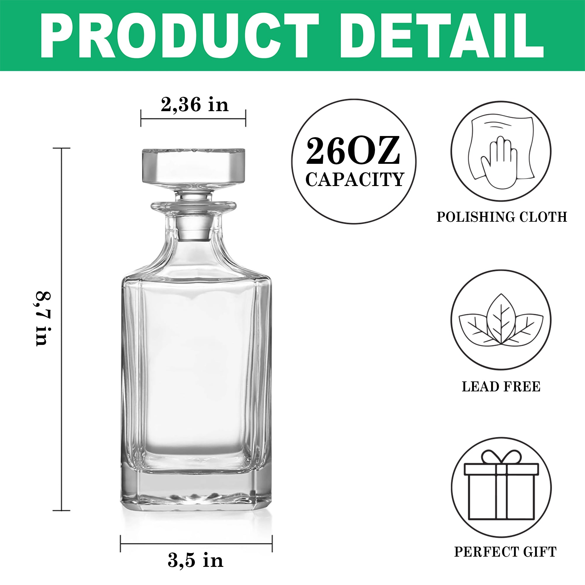 250 Years Of Freedom 250th Birthday America Flag 4th Of July Decanter HO82 894802 - Image 7