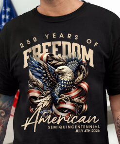 250 Years Of Freedom American Dark Shirt