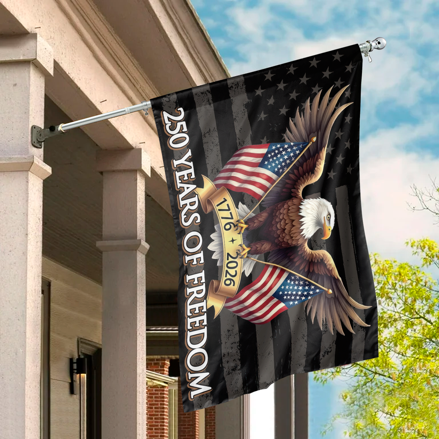 250 Years of Freedom American House Flag USA 250th Anniversary 1776-2026 House Flag CH07 896942 - Image 4