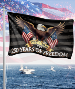 250 Years of Freedom American House Flag USA 250th Anniversary 1776-2026 House Flag
