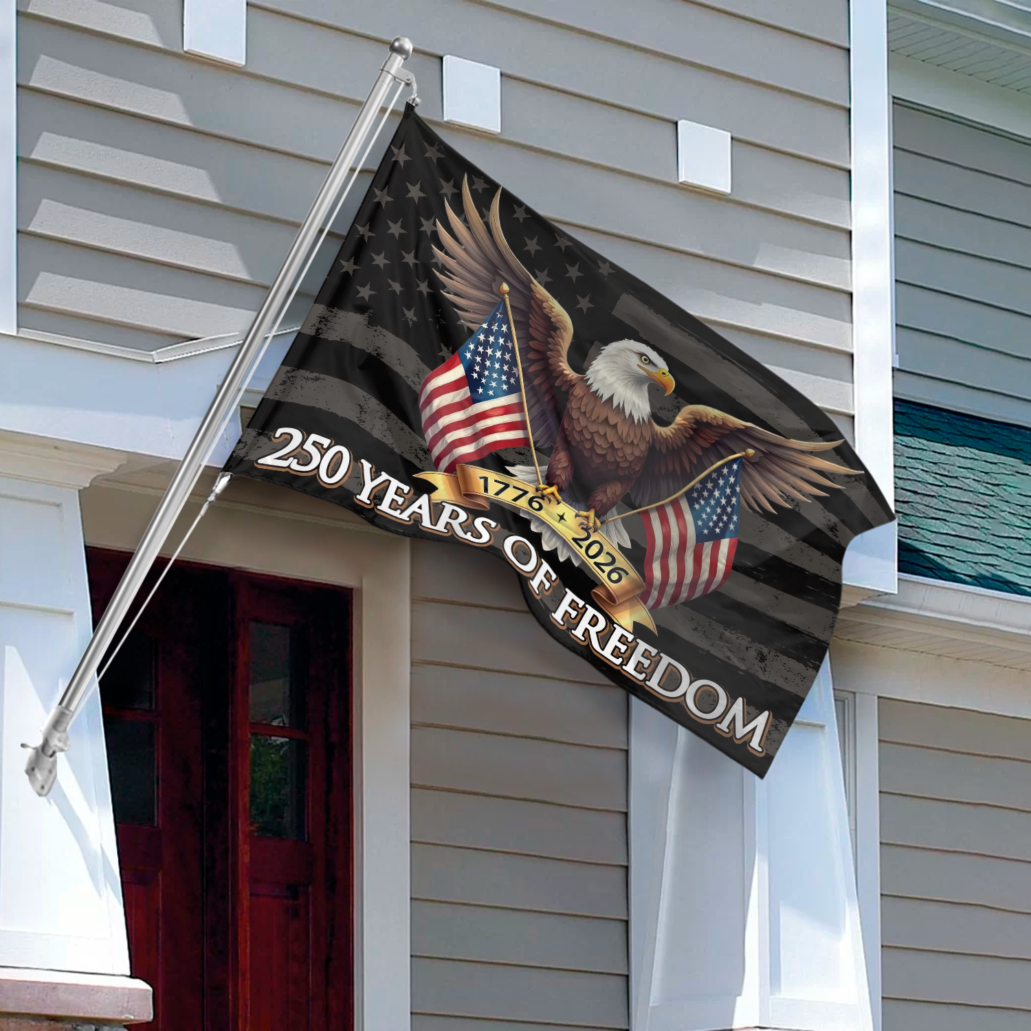 250 Years of Freedom American House Flag USA 250th Anniversary 1776-2026 House Flag CH07 896942 - Image 3