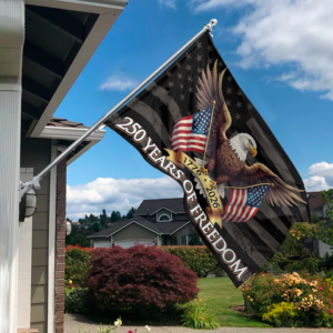 Alternative view of 250 Years of Freedom American House Flag USA 250th Anniversary 1776-2026 House Flag CH07 896942